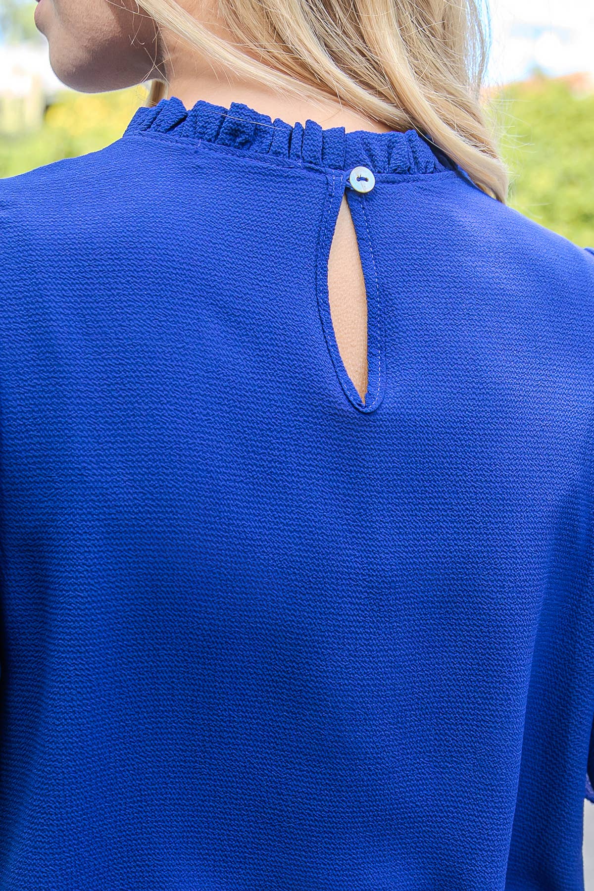 Royal Frill Neckline Top