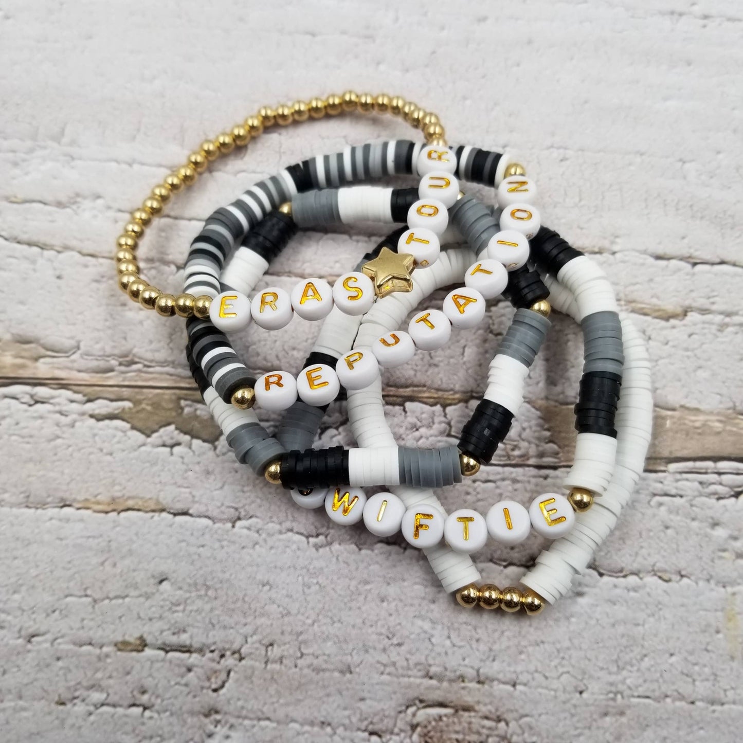 Taylor Swift Clay Bracelet Set - Eras Tour - 5pcs
