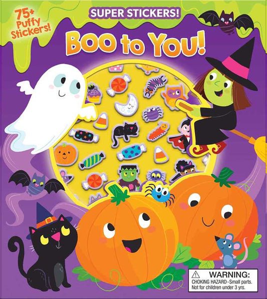 Halloween Super Puffy Stickers Book
