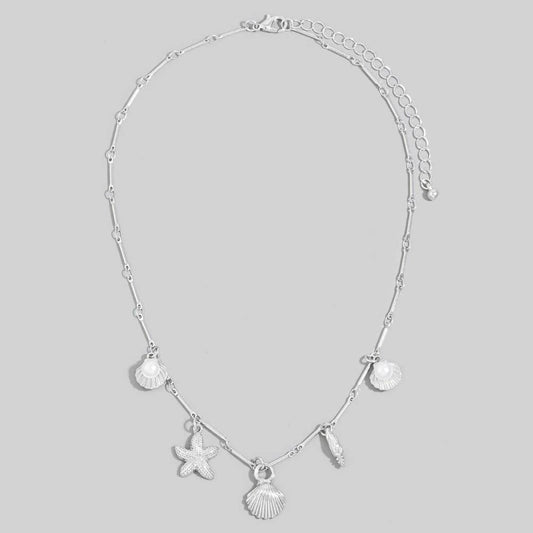 Sea Life Charms Chain Necklace