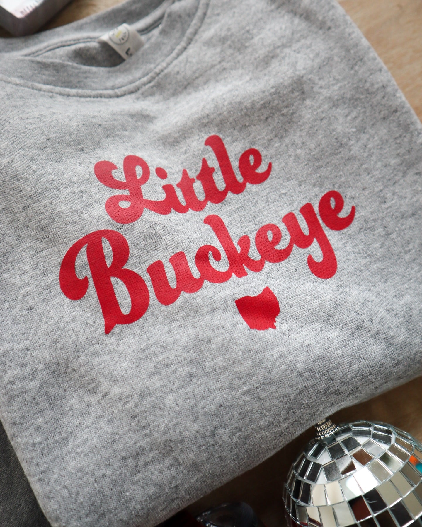 Little Buckeye Fleece Crewneck Sweatshirt