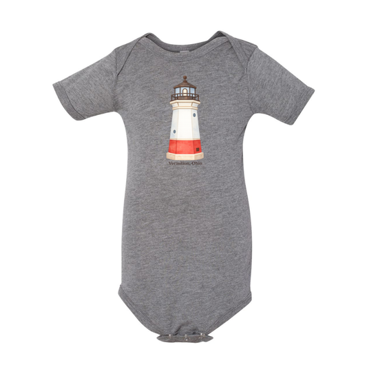 Vermilion Lighthouse Onesie