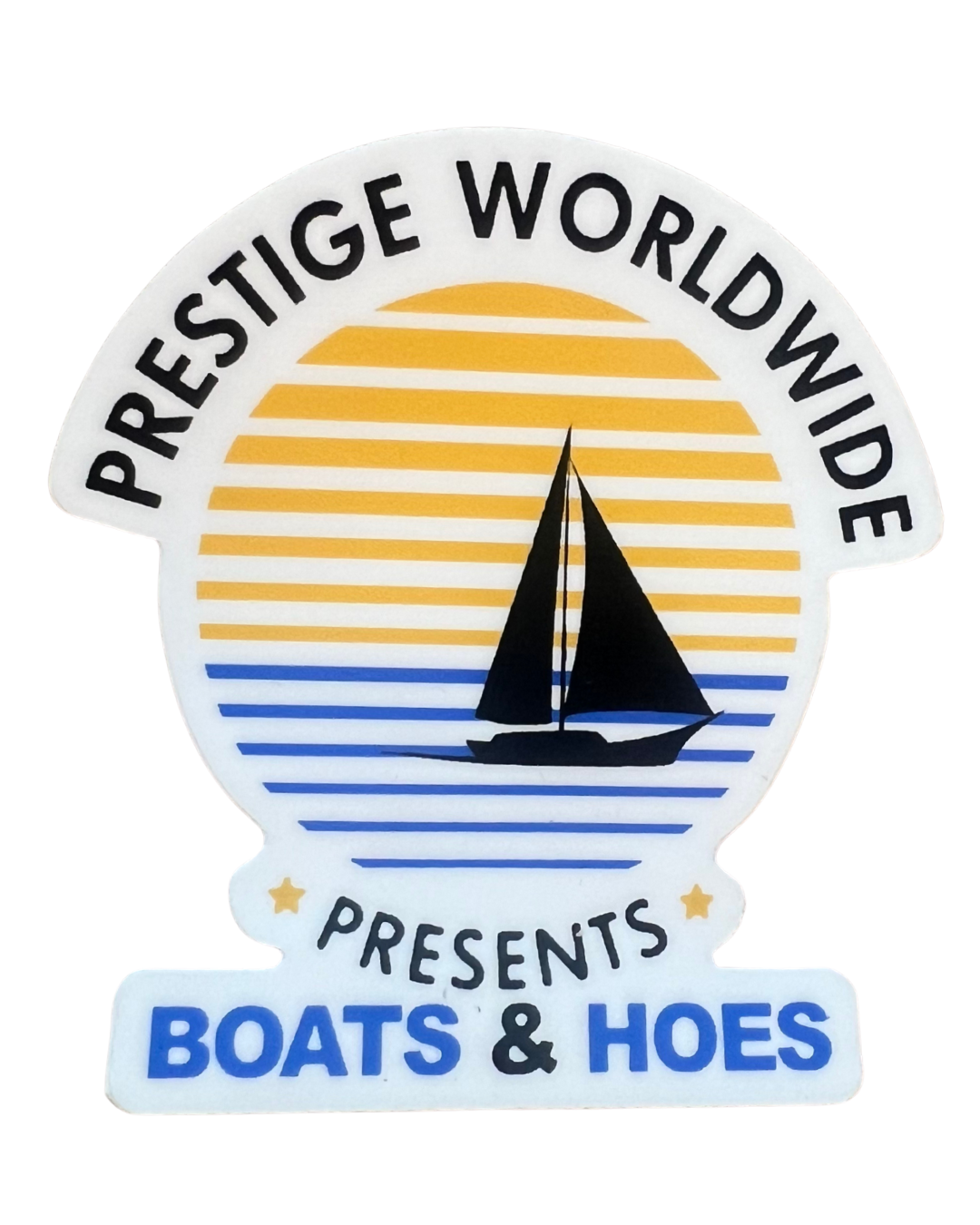 Boats & Hoes Sticker - Mistakes on the Lake