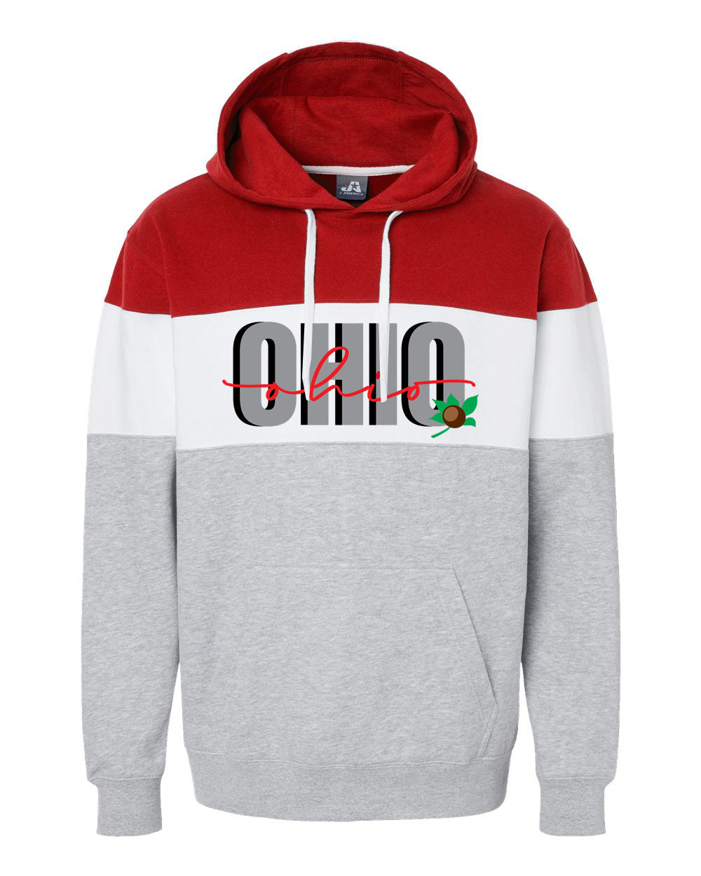 BUCKEYE COLORBLOCK HOODIE