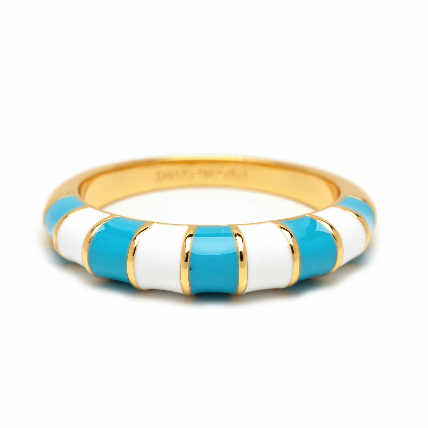 Striped Enamel Ring