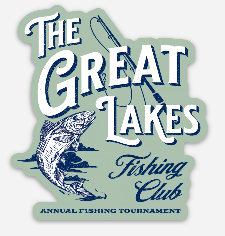 Great Lakes Fishing Sticker - Mistakes on the Lake