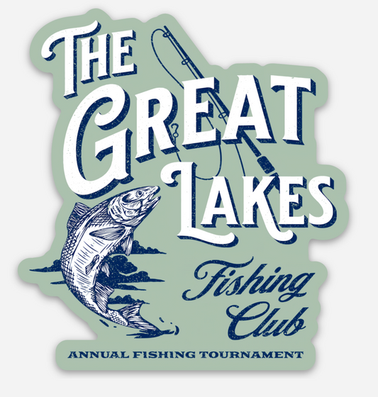 Great Lakes Fishing Sticker - Mistakes on the Lake