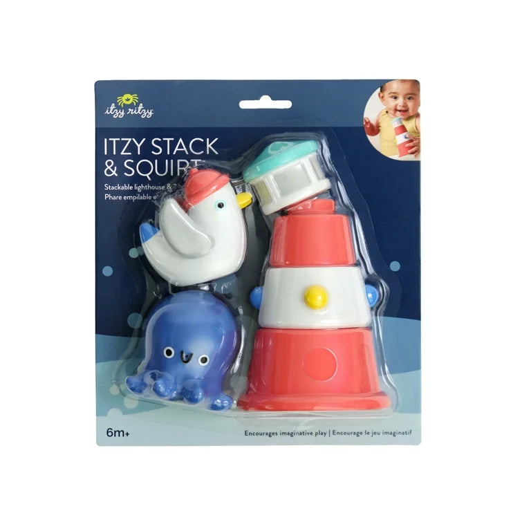 Itzy Stack & Squirt™ Bath + Water Toy
