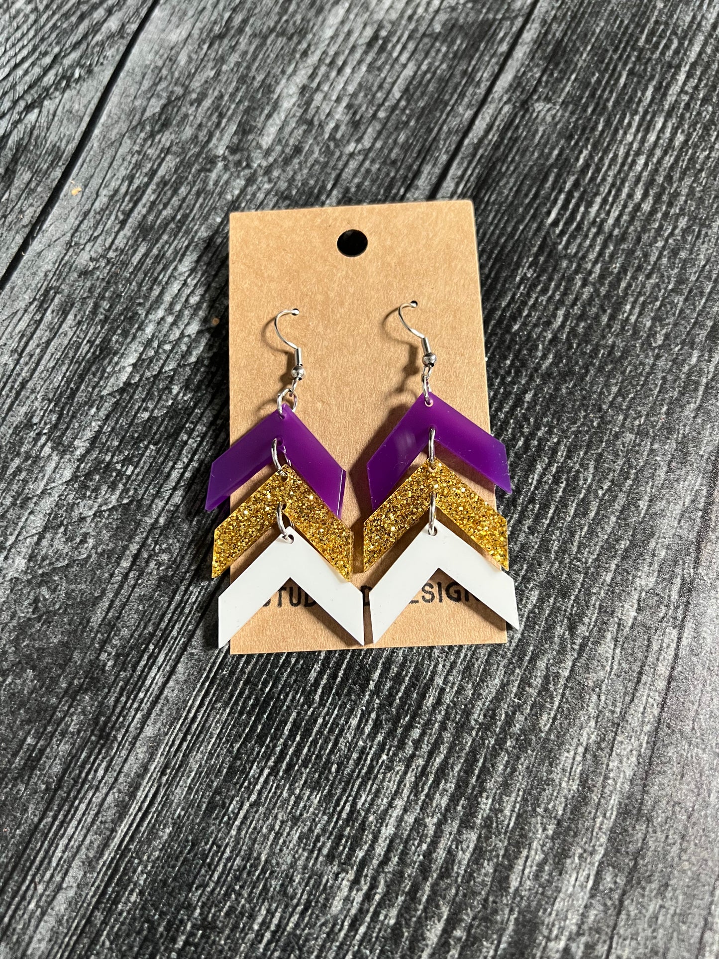 EARRINGS - VERMILION DANGLES