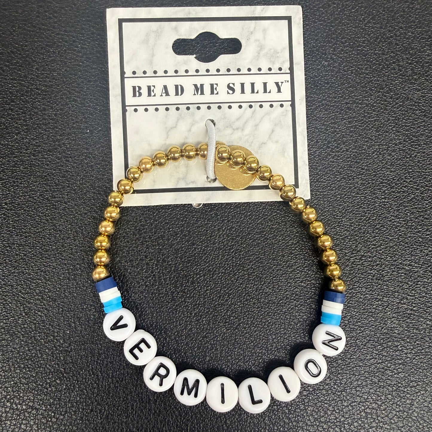 Vermilion Beaded Bracelet