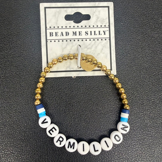 Vermilion Beaded Bracelet