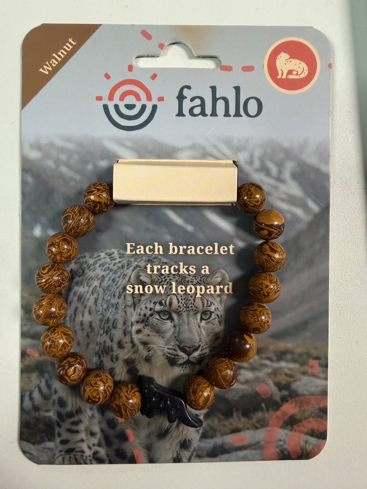 The Ascent Snow Leopard Trackable Bracelet