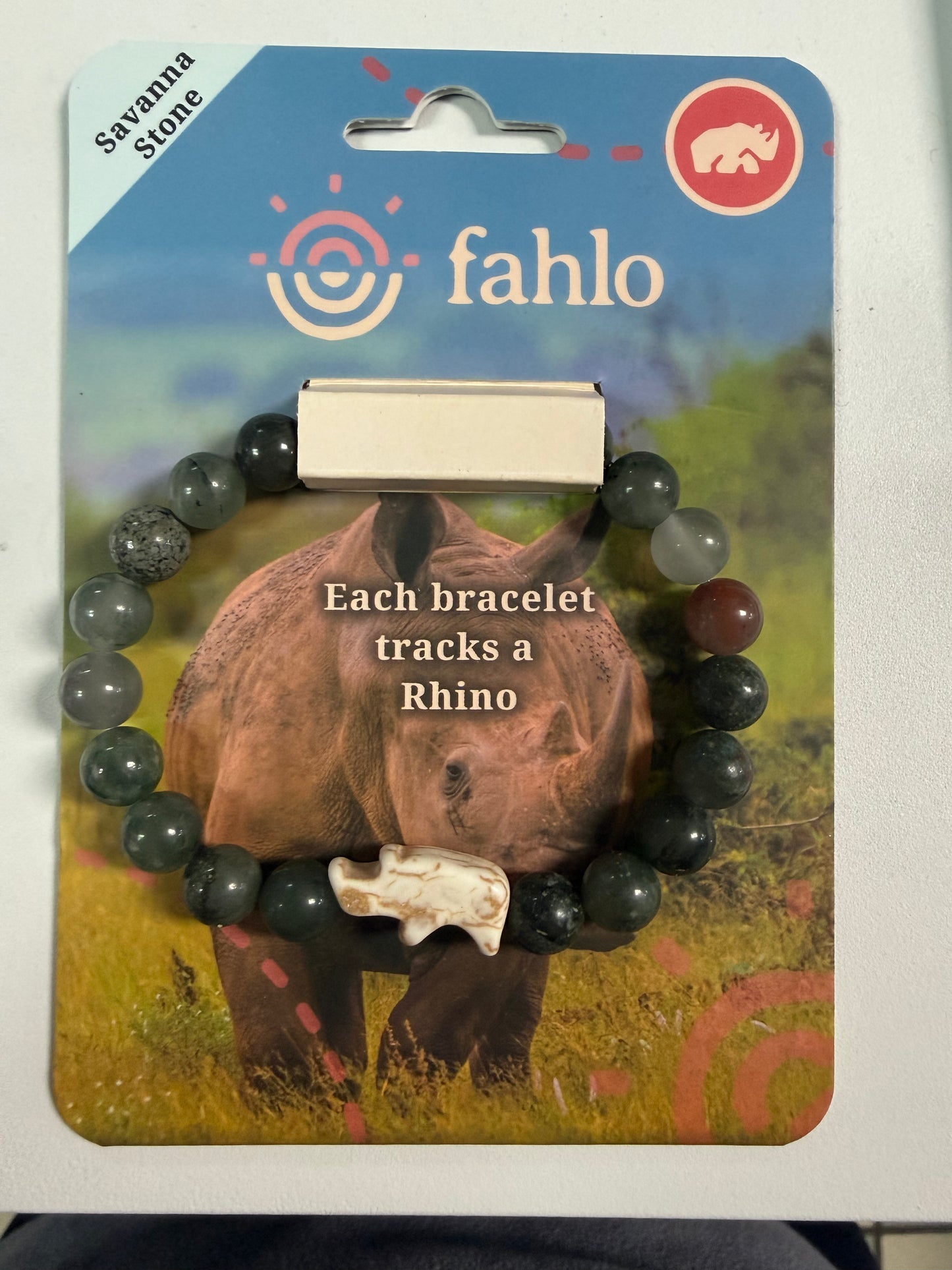 The Charge Rhino Trackable Bracelet