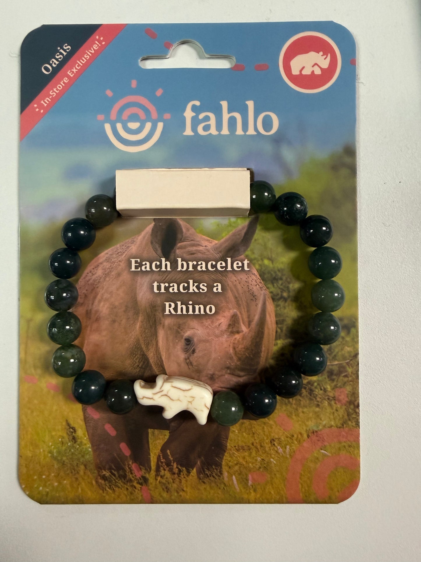 The Charge Rhino Trackable Bracelet