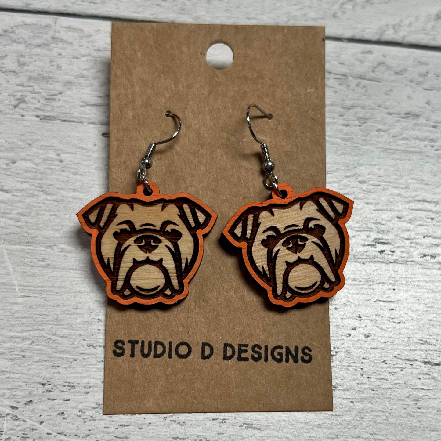 EARRINGS - BROWNS DAWG