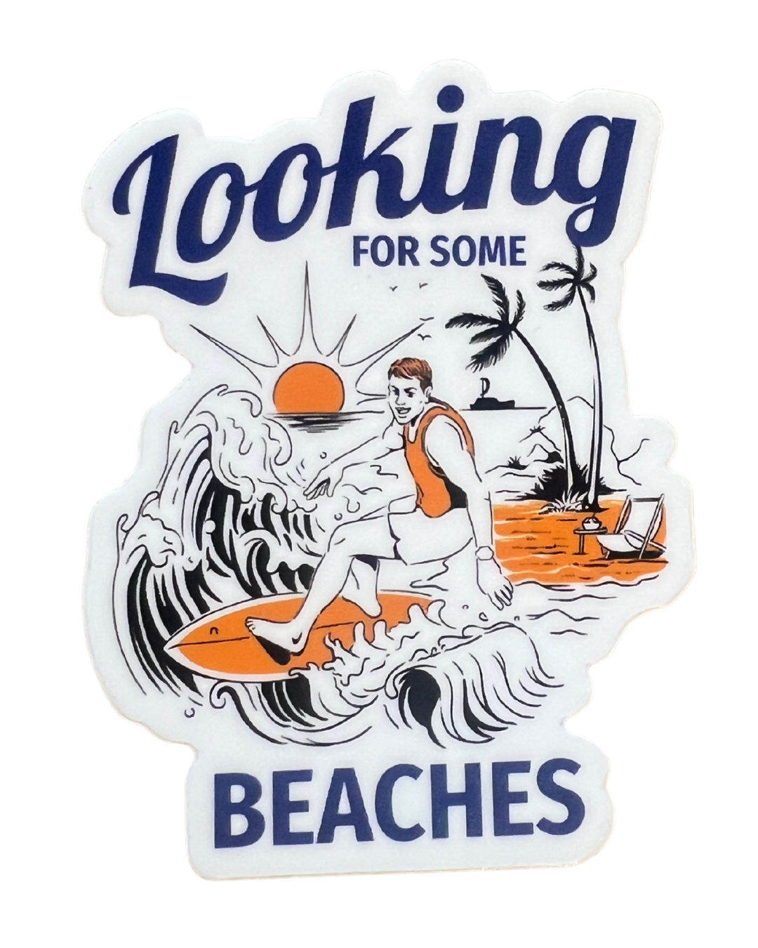 Looking For Some Beaches Sticker - Mistakes on the Lake