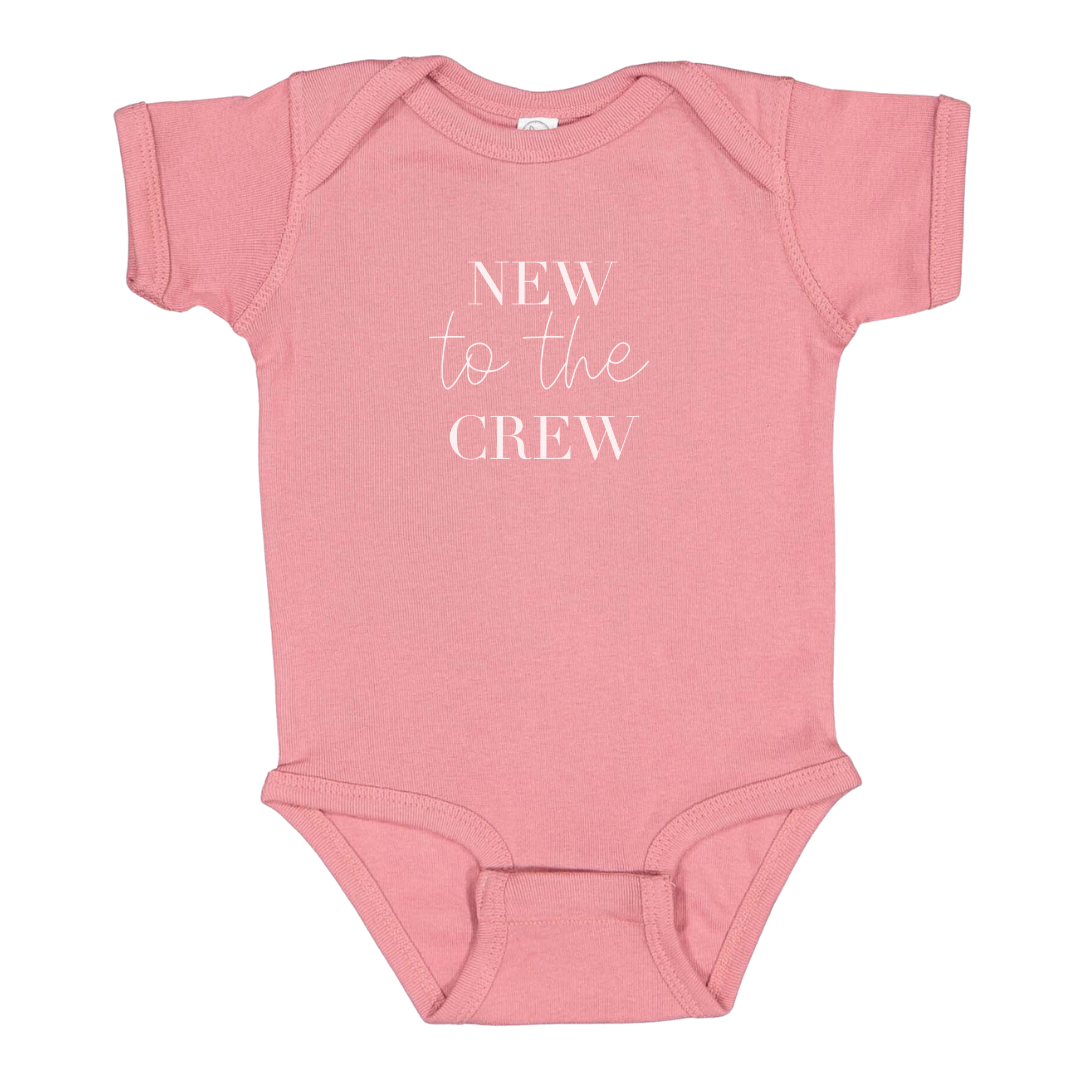 NEW TO THE CREW ONESIE