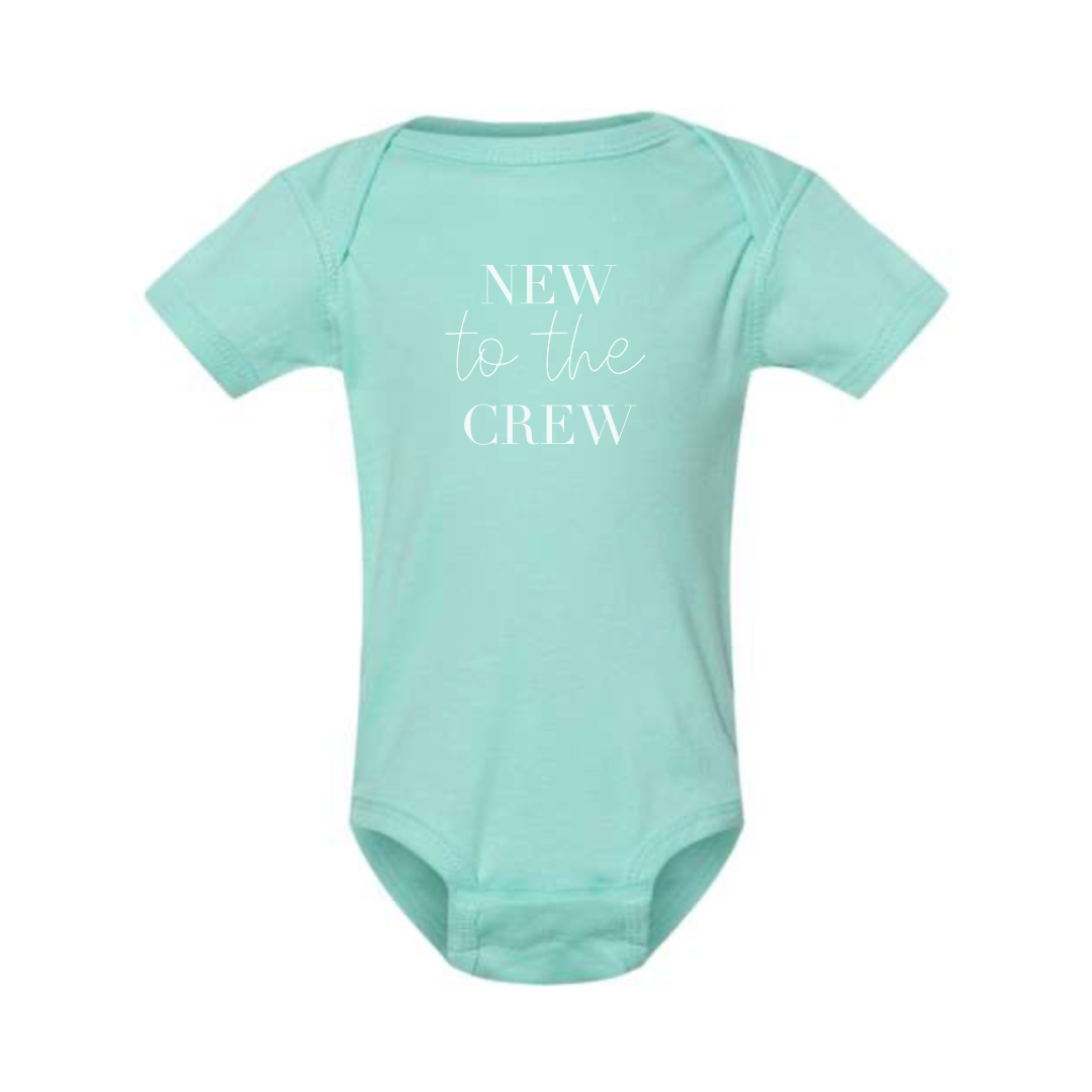 NEW TO THE CREW ONESIE