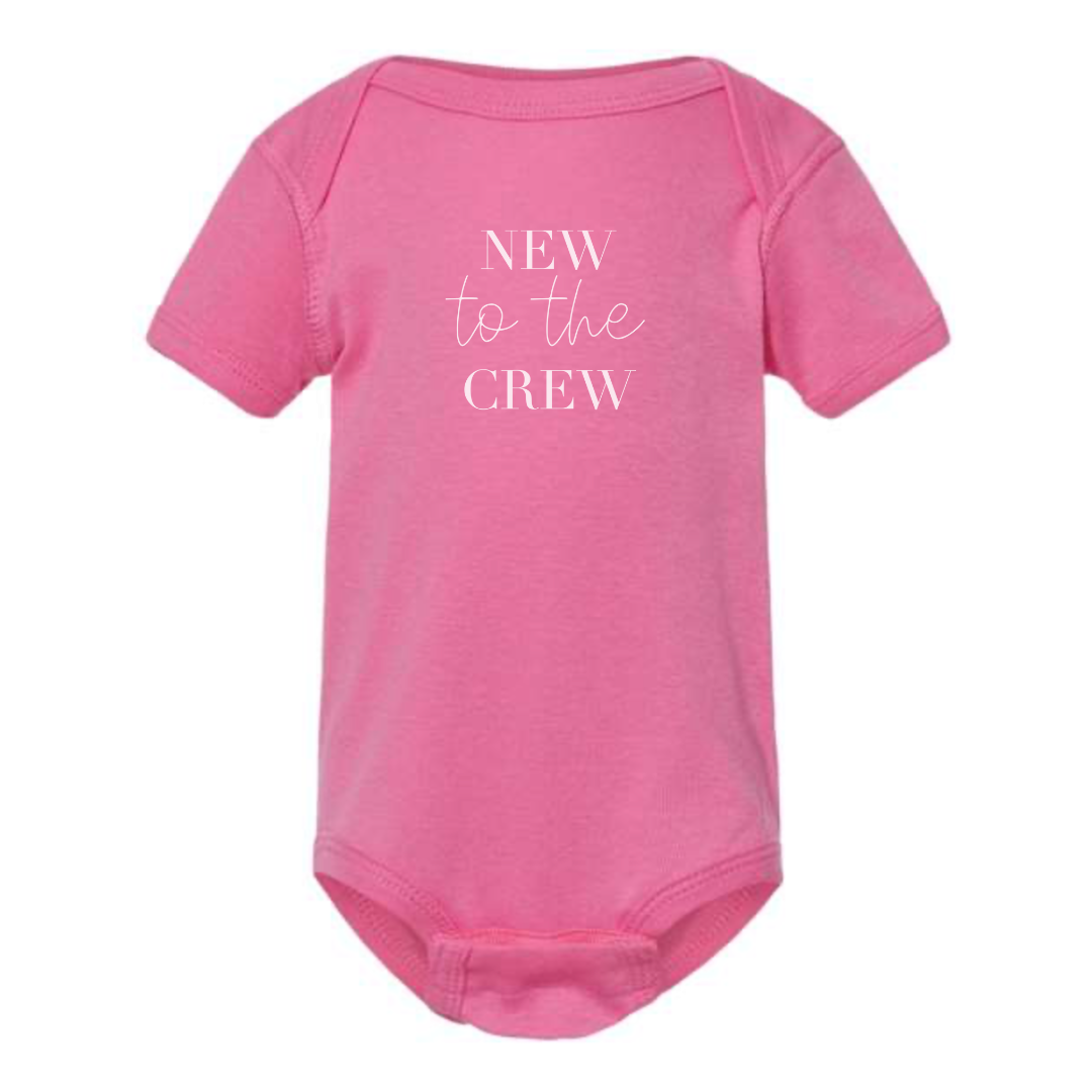 NEW TO THE CREW ONESIE