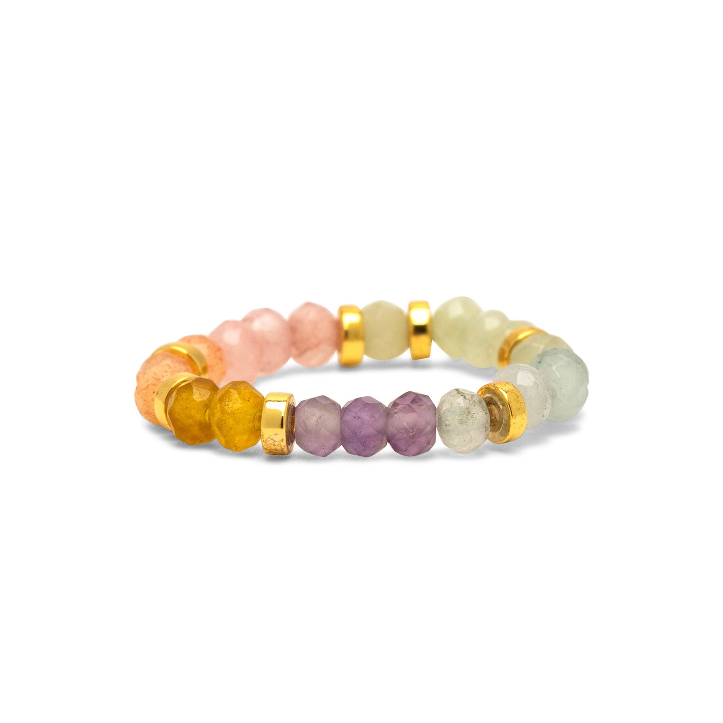 Ombre Rainbow Stretch Rings