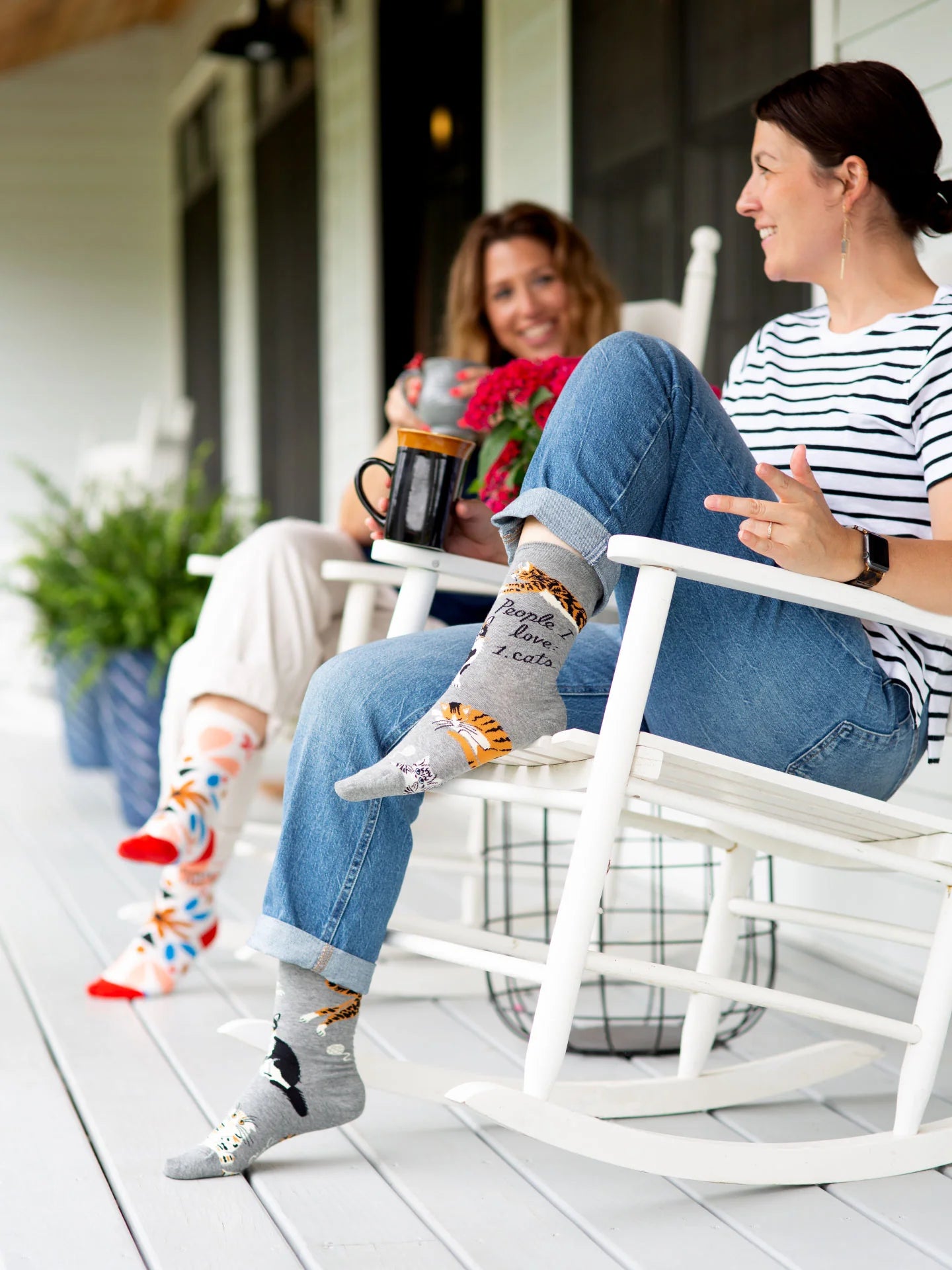 People I love - Cats - Crew Socks