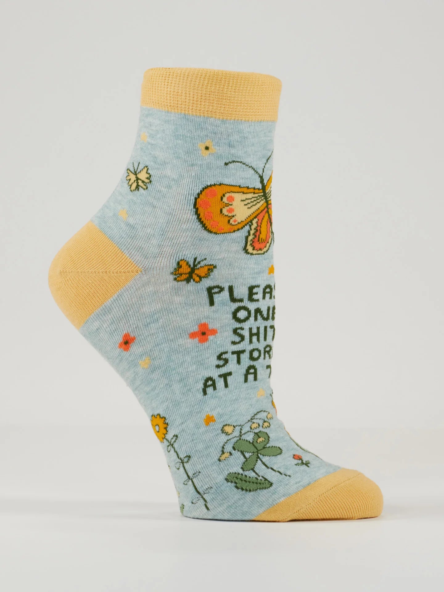 Please One Shit Storm at a Time Ankle Socks