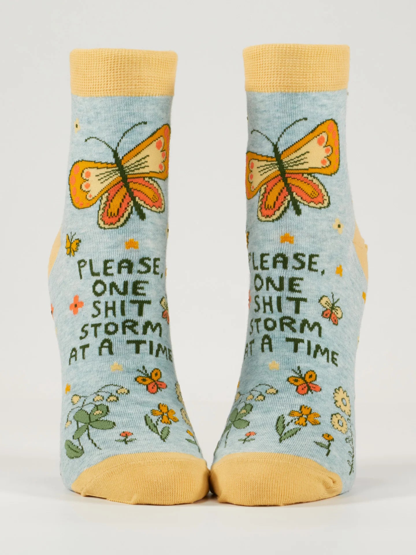 Please One Shit Storm at a Time Ankle Socks