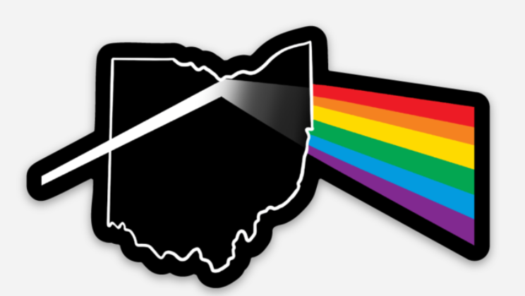 Dark Side of Ohio Sticker - Mistakes on the Lake