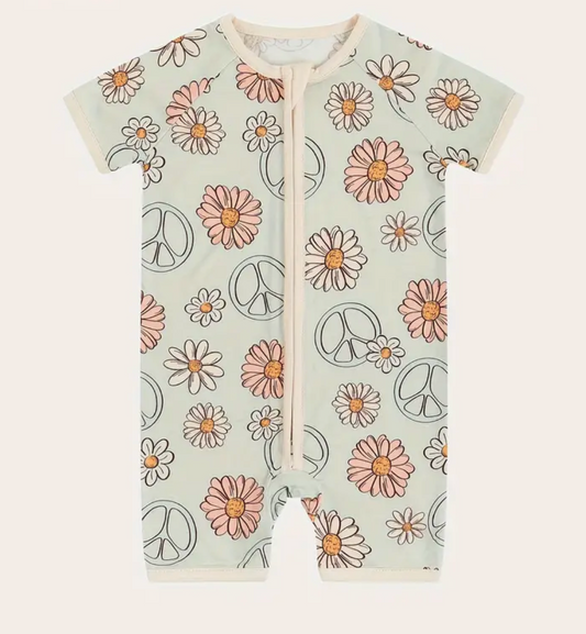 Peace Baby Bamboo Onesie