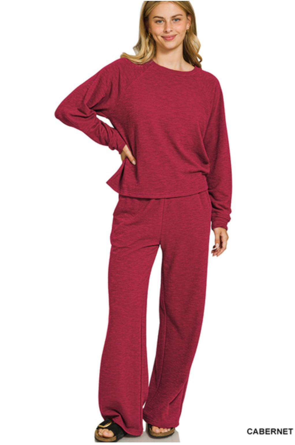 Cabernet Long Sleeve Top + Pants Set