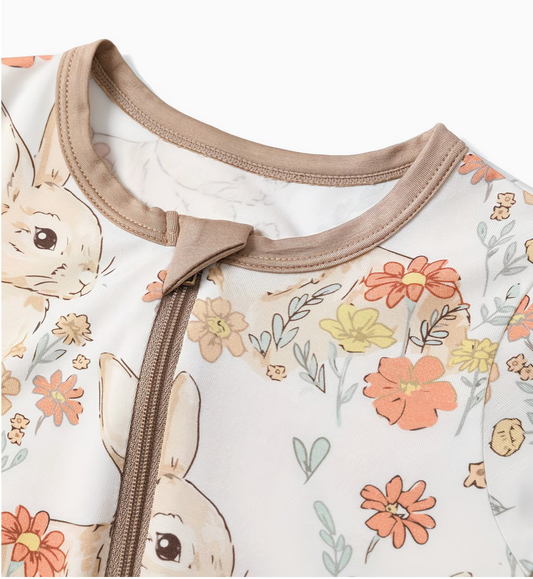 Spring Bunny Baby Bamboo Jumpsuit