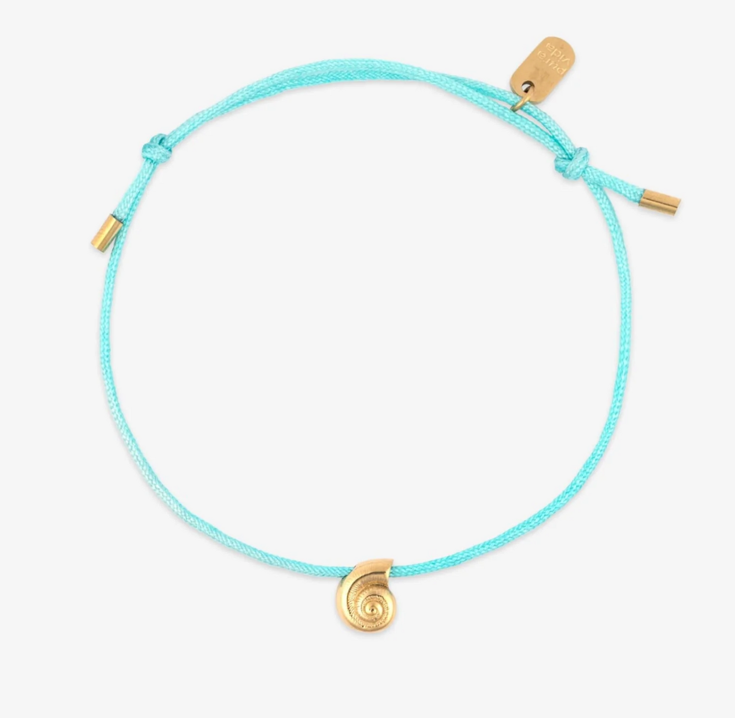 Lydia Seashell Charm Bracelet - Blue