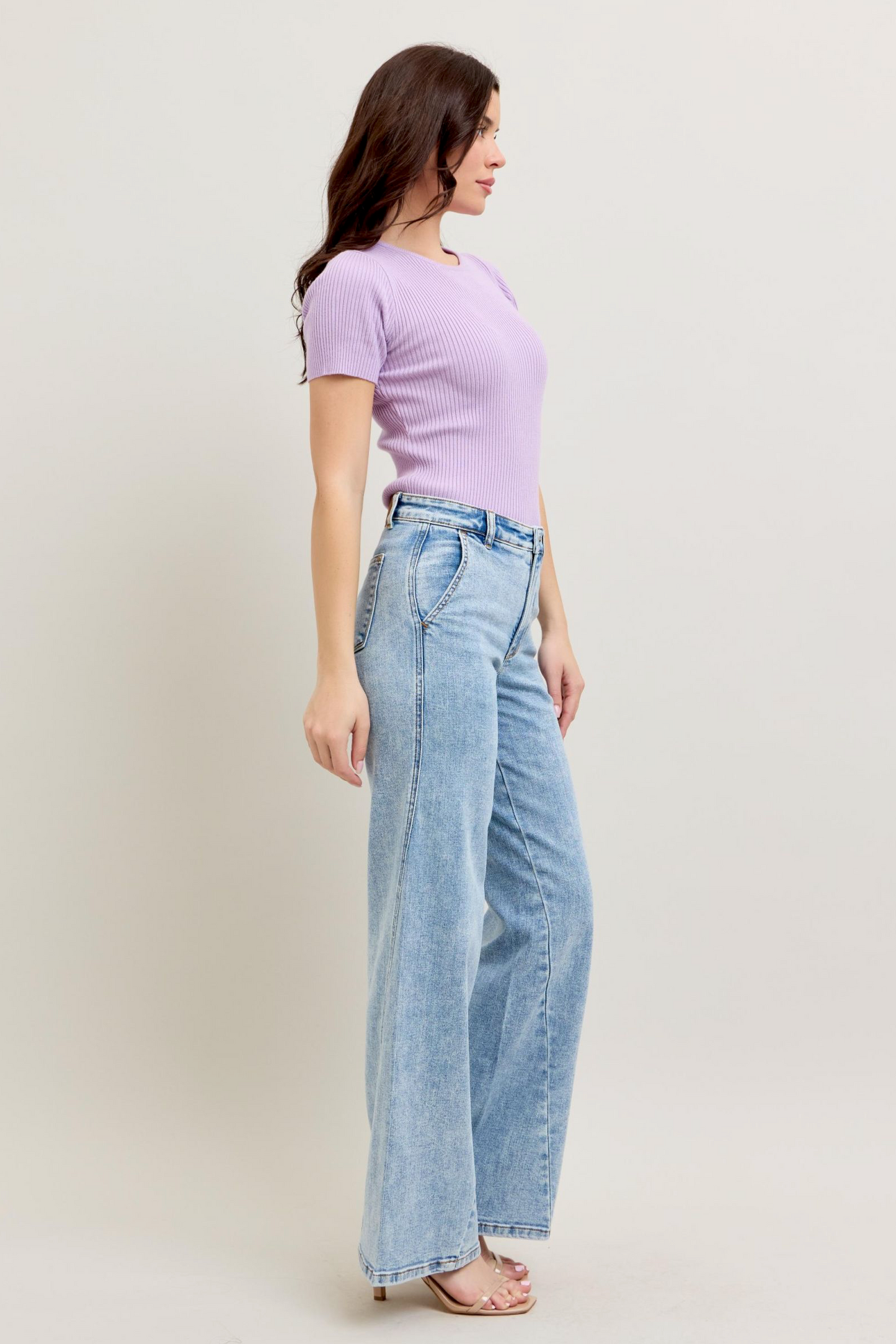 Judy Blues - Stone Wash Retro Wide Leg