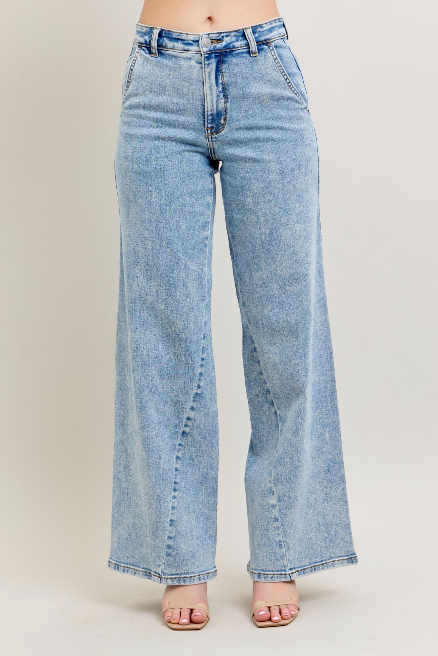 Judy Blues - Stone Wash Retro Wide Leg