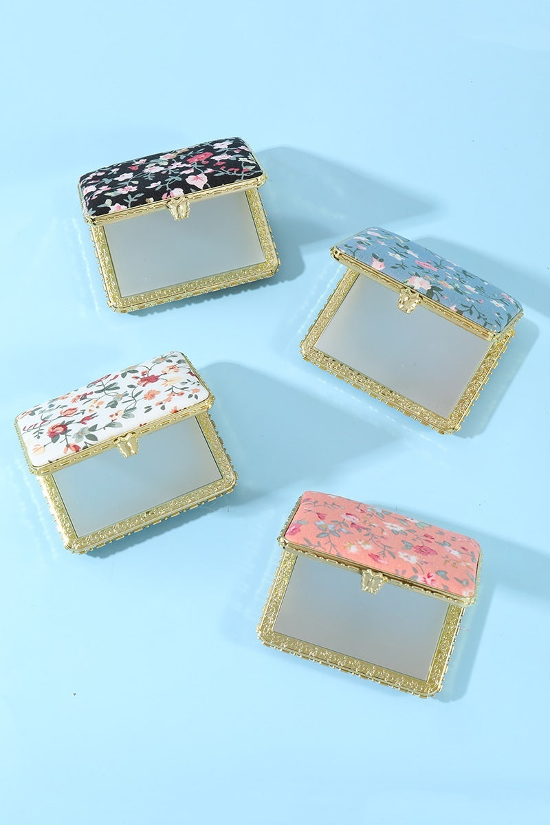 Floral Design Mini Mirror
