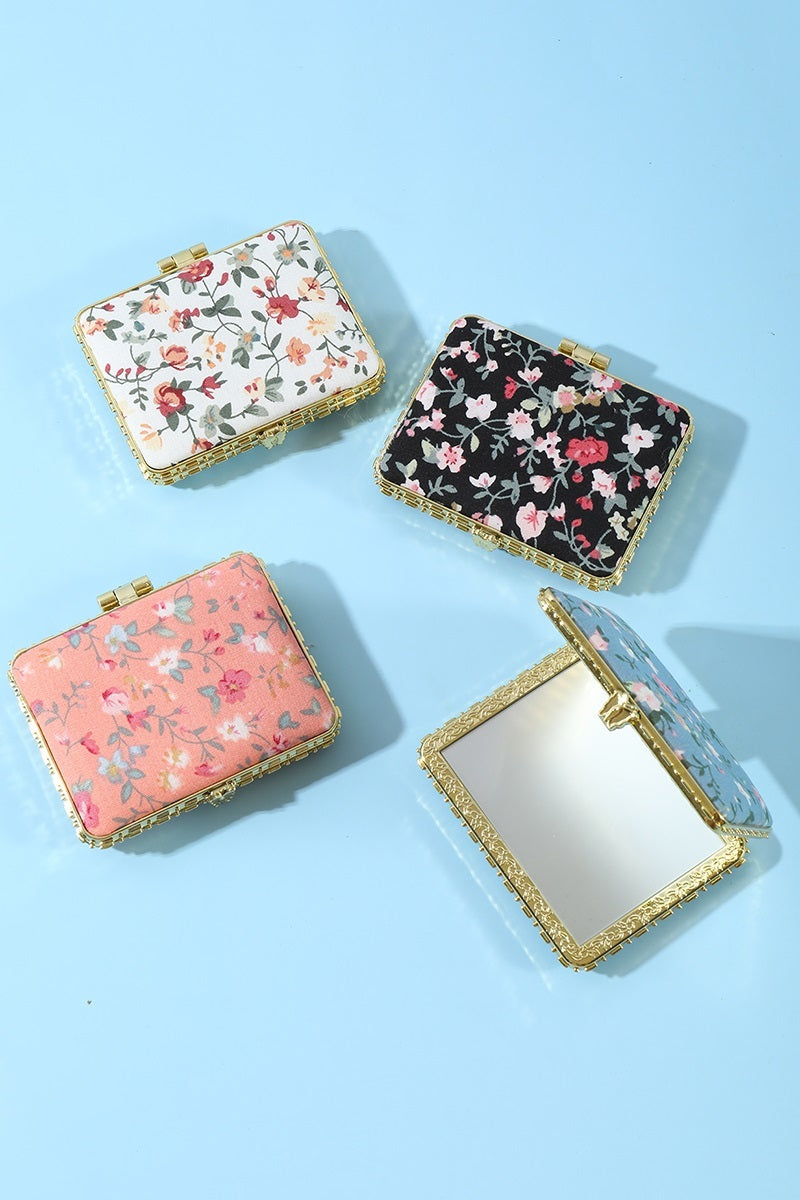 Floral Design Mini Mirror