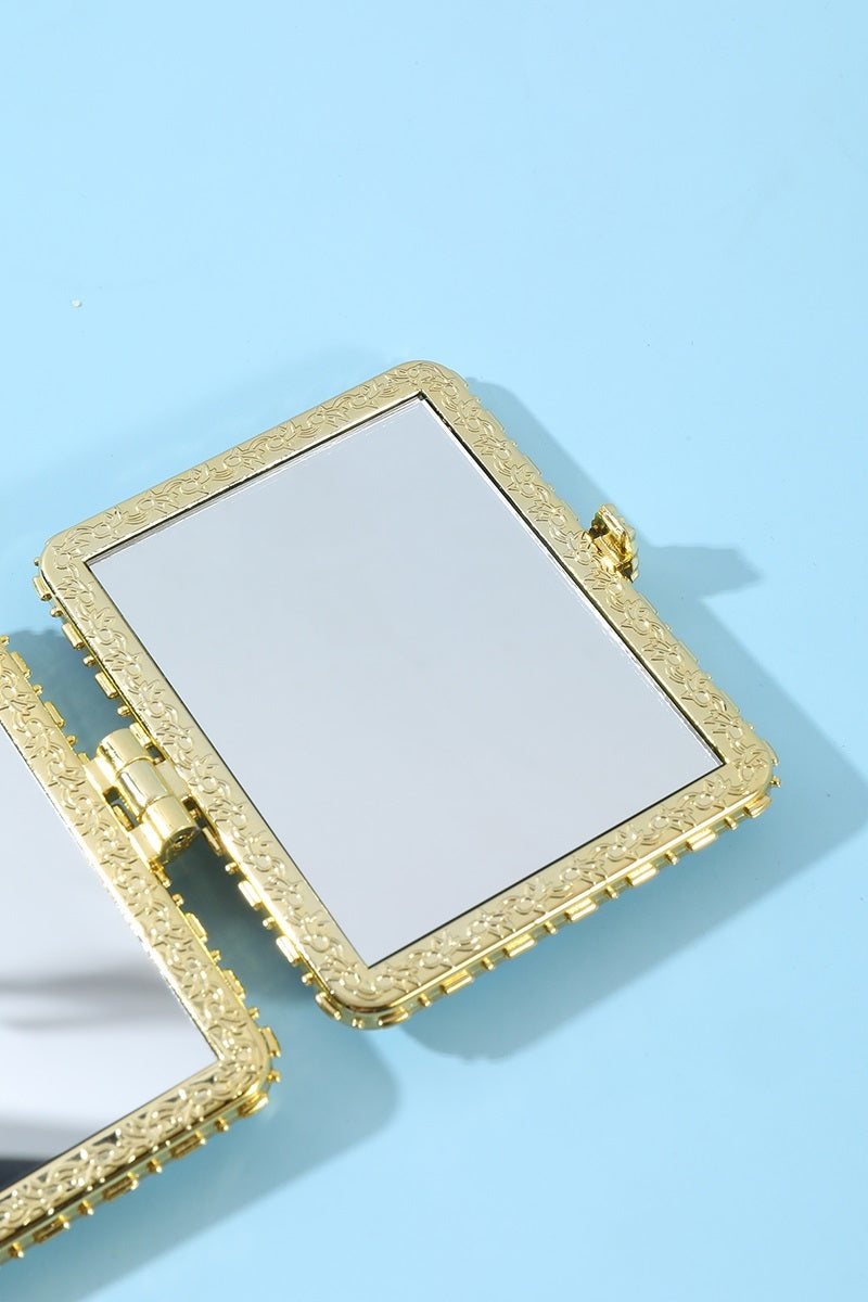 Floral Design Mini Mirror