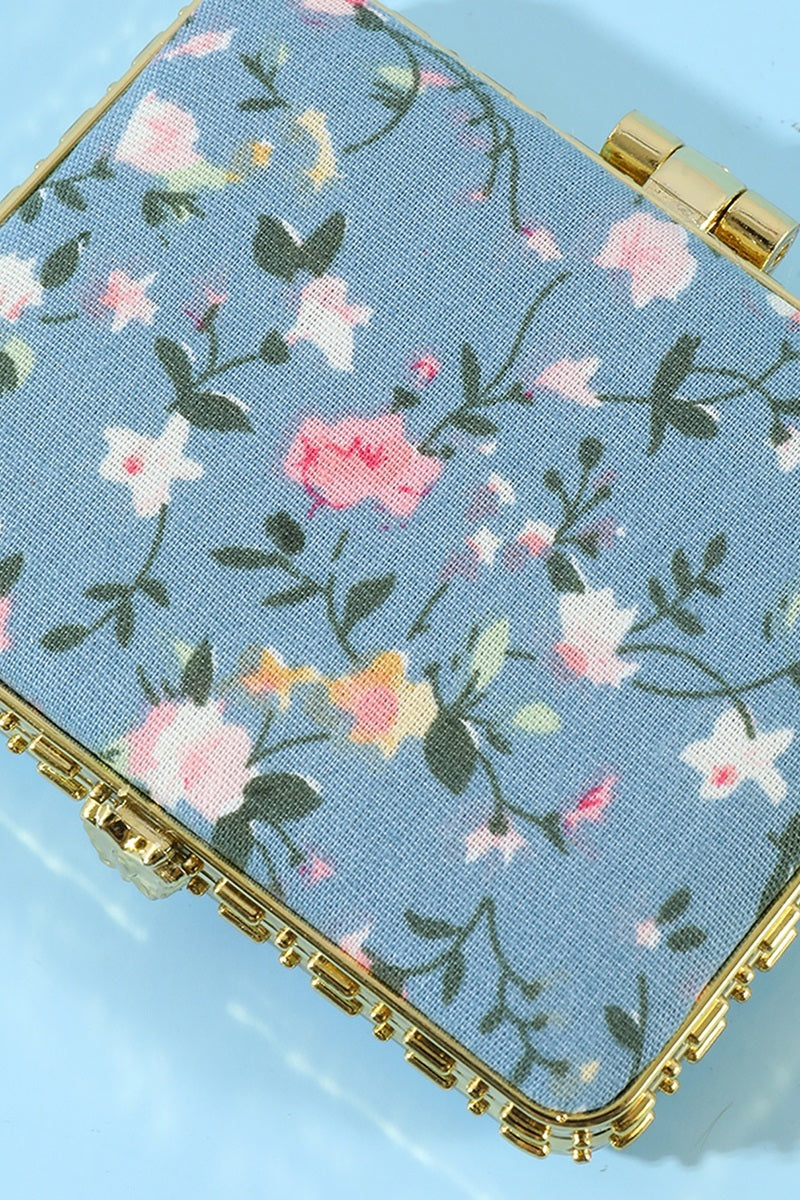 Floral Design Mini Mirror