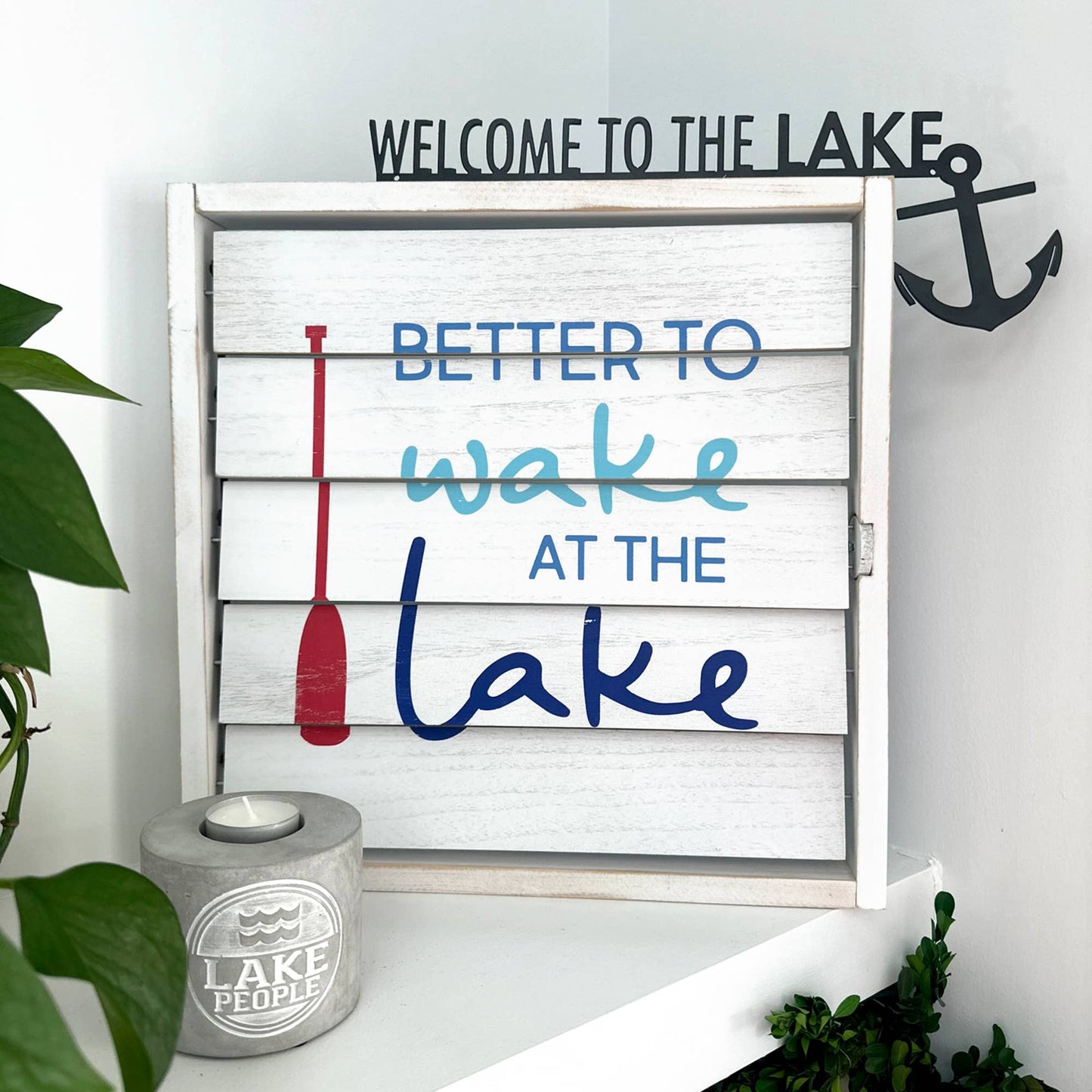 Lake - Metal Door Topper