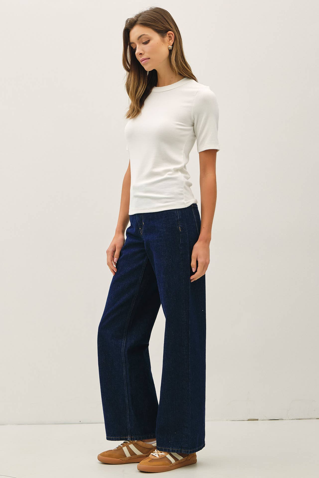 White Short Sleeve Top