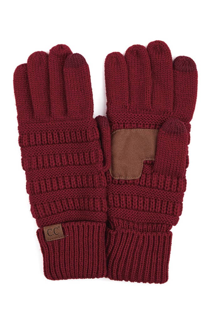 C.C Knitted Touch Screen Gloves