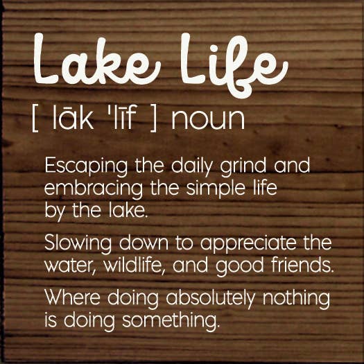 Lake Life - Escaping the daily grind and embracing the…