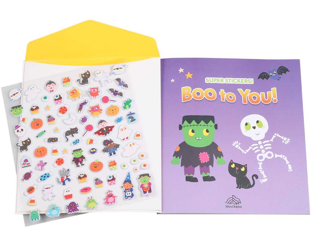 Halloween Super Puffy Stickers Book