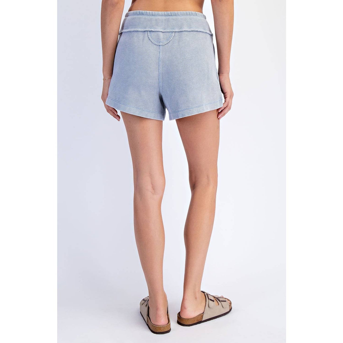 Mineral Wash Honeycomb Shorts