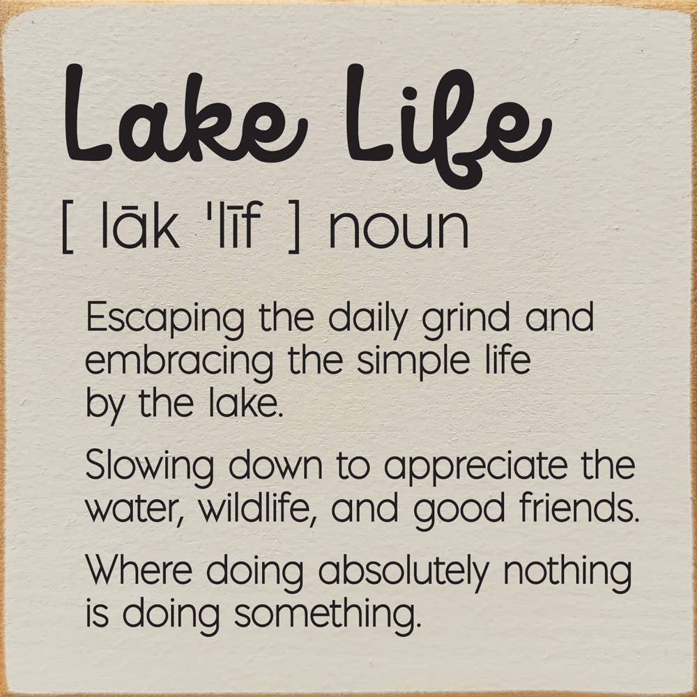 Lake Life - Escaping the daily grind and embracing the…