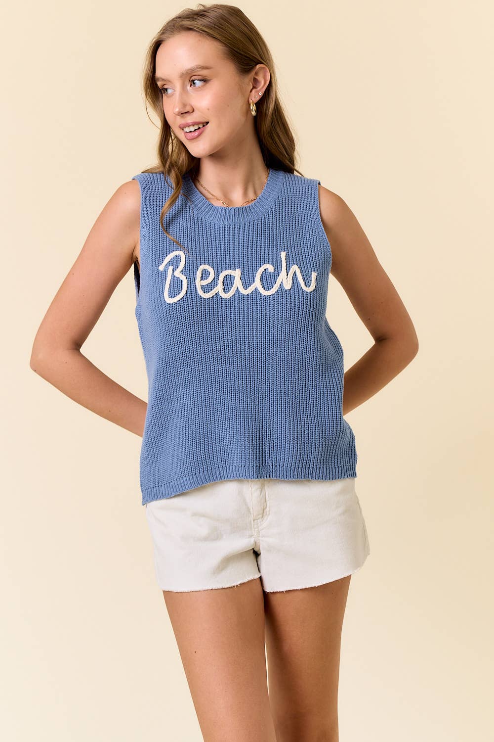 Beach Blue Tank Top