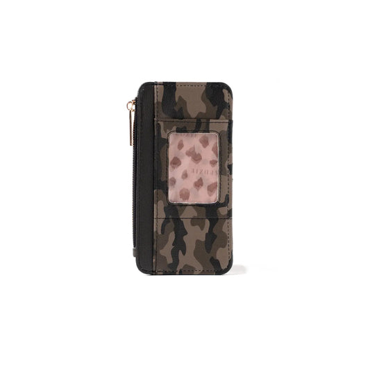Camo Kedzie Zippered Wallet