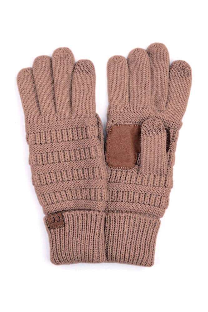 C.C Knitted Touch Screen Gloves