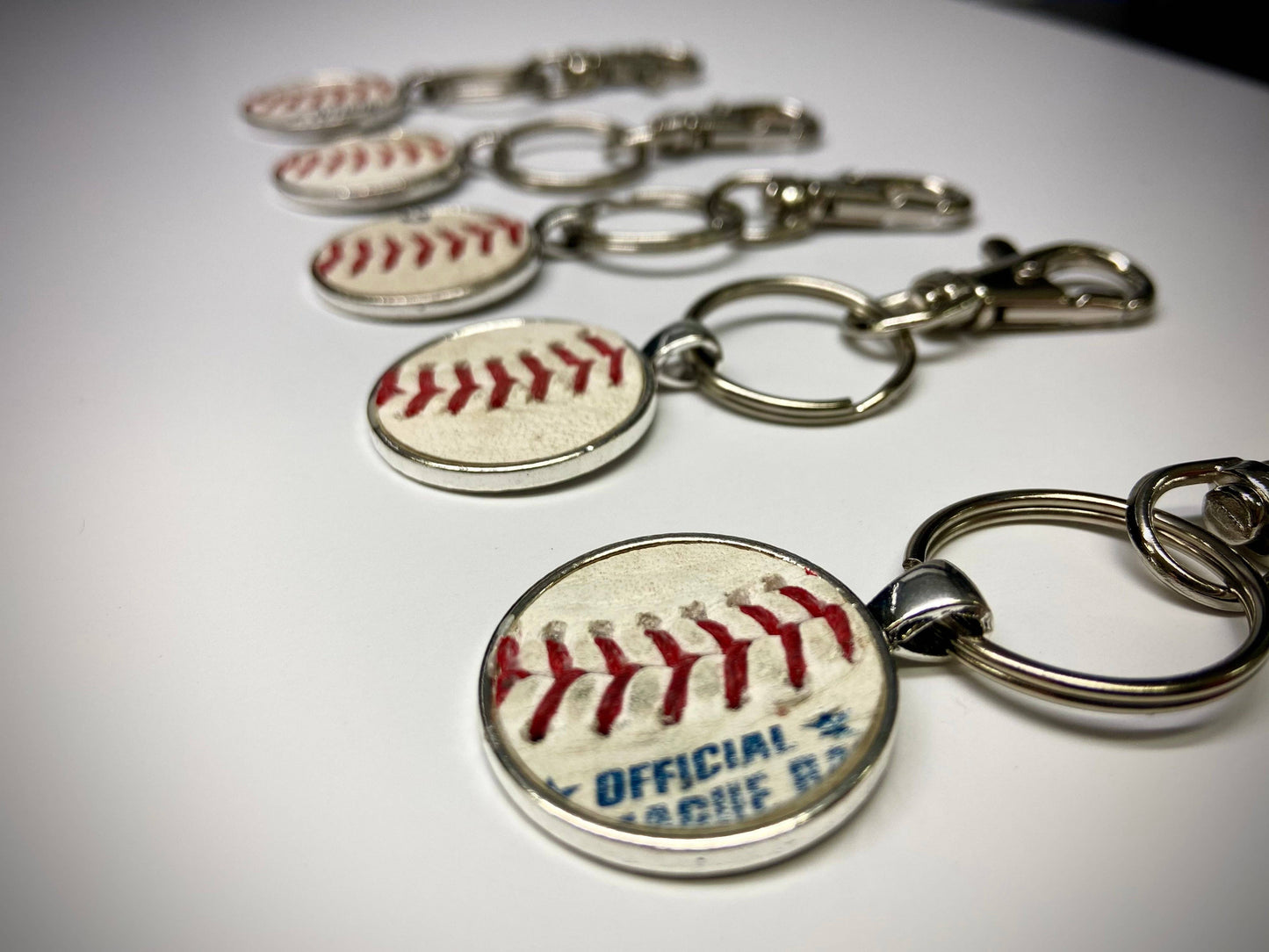 Baseball Seam Keychain