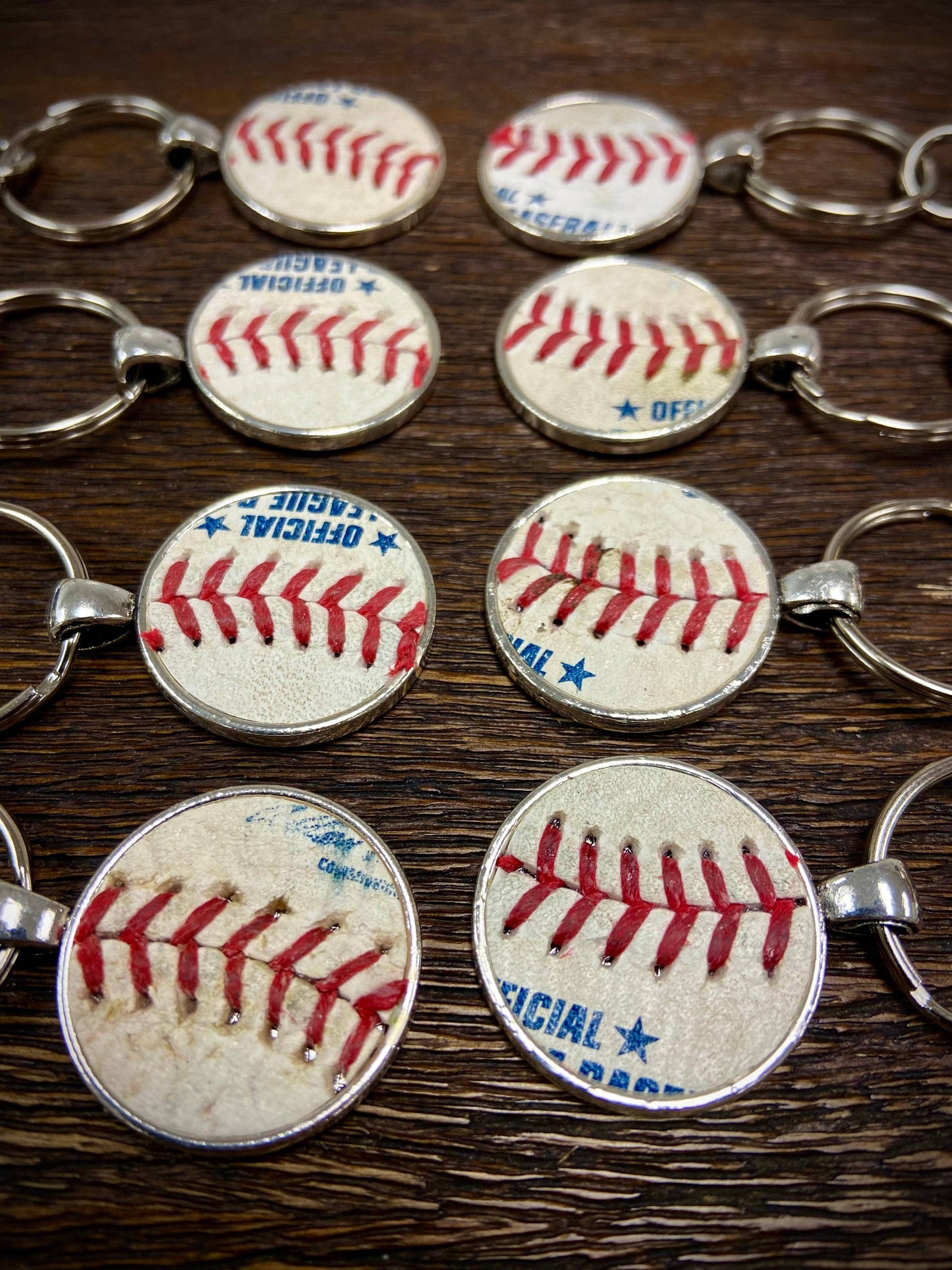 Baseball Seam Keychain